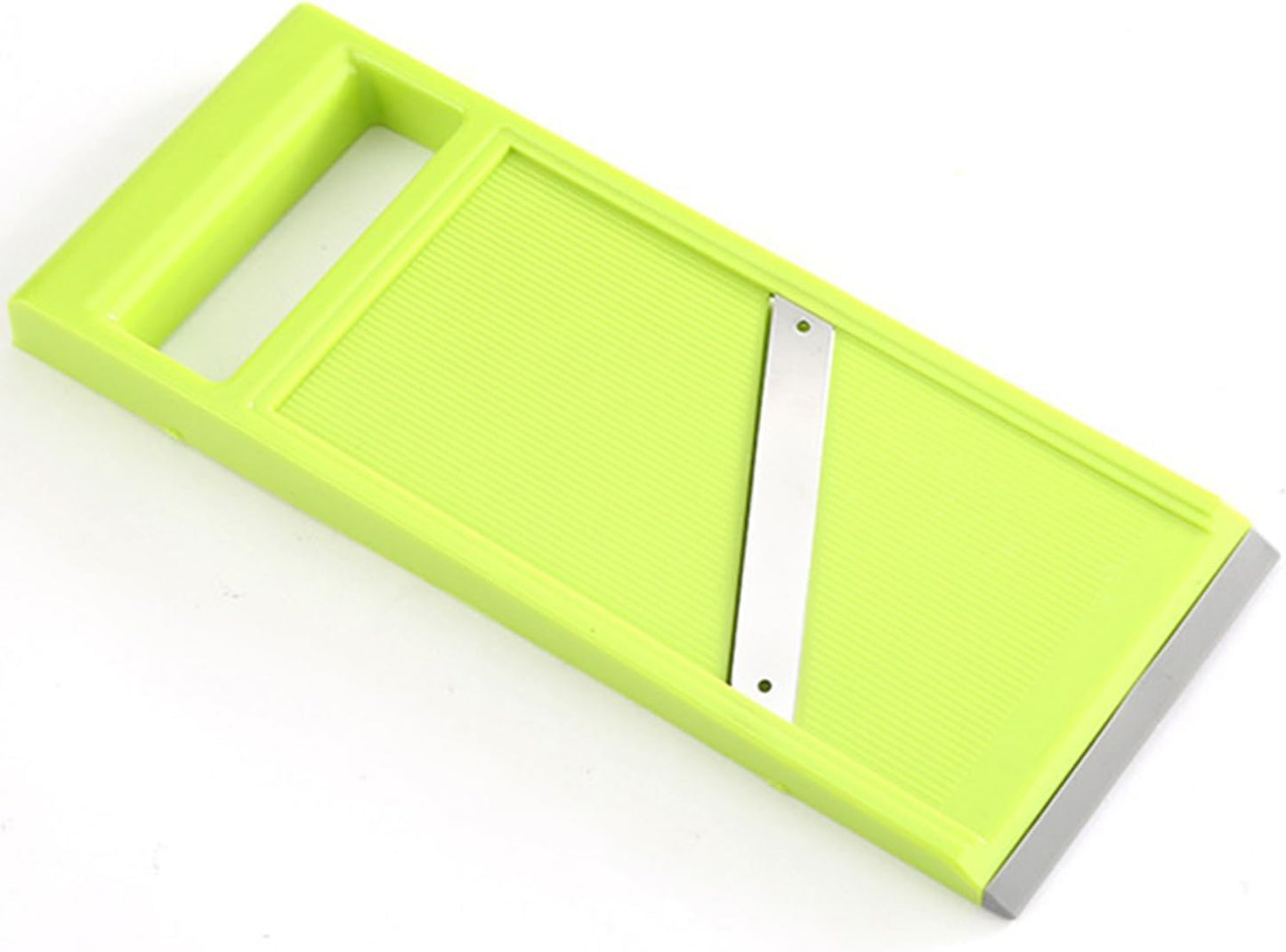 Plastic Vegetable Chip Maker with Stainless Steel Blades,Durable Yellow Vegetable Chopper,Easy to Clean,Multipurpose Potato Chip Slicer for Kitchen Cooking