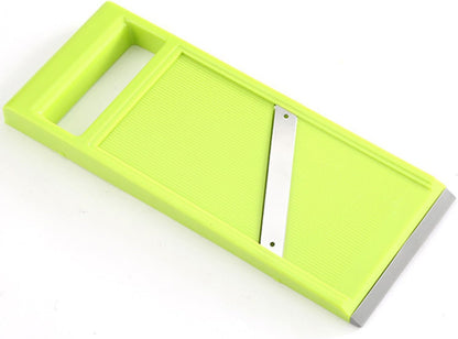 Plastic Vegetable Chip Maker with Stainless Steel Blades,Durable Yellow Vegetable Chopper,Easy to Clean,Multipurpose Potato Chip Slicer for Kitchen Cooking