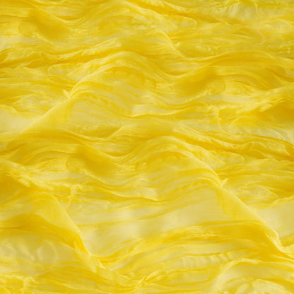 6pcs Cheesecloth Napkins 20 x 20 Inch Boho Dinner Napkins Wrinkled Rustic Linen Table Decorative Cloth Napkins for Wedding Party Baby Shower Family Everyday Use (Lemon Yellow)