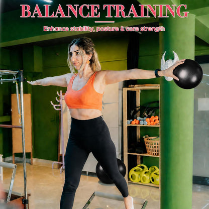 1 pcs Small Exercise Ball Mini Pilates Ball 9 Inch Anti Burst Yoga Ball for Stability, Workout, Barre, Core Strength, Physical Therapy, Balance, Stretching at Home Gym Class