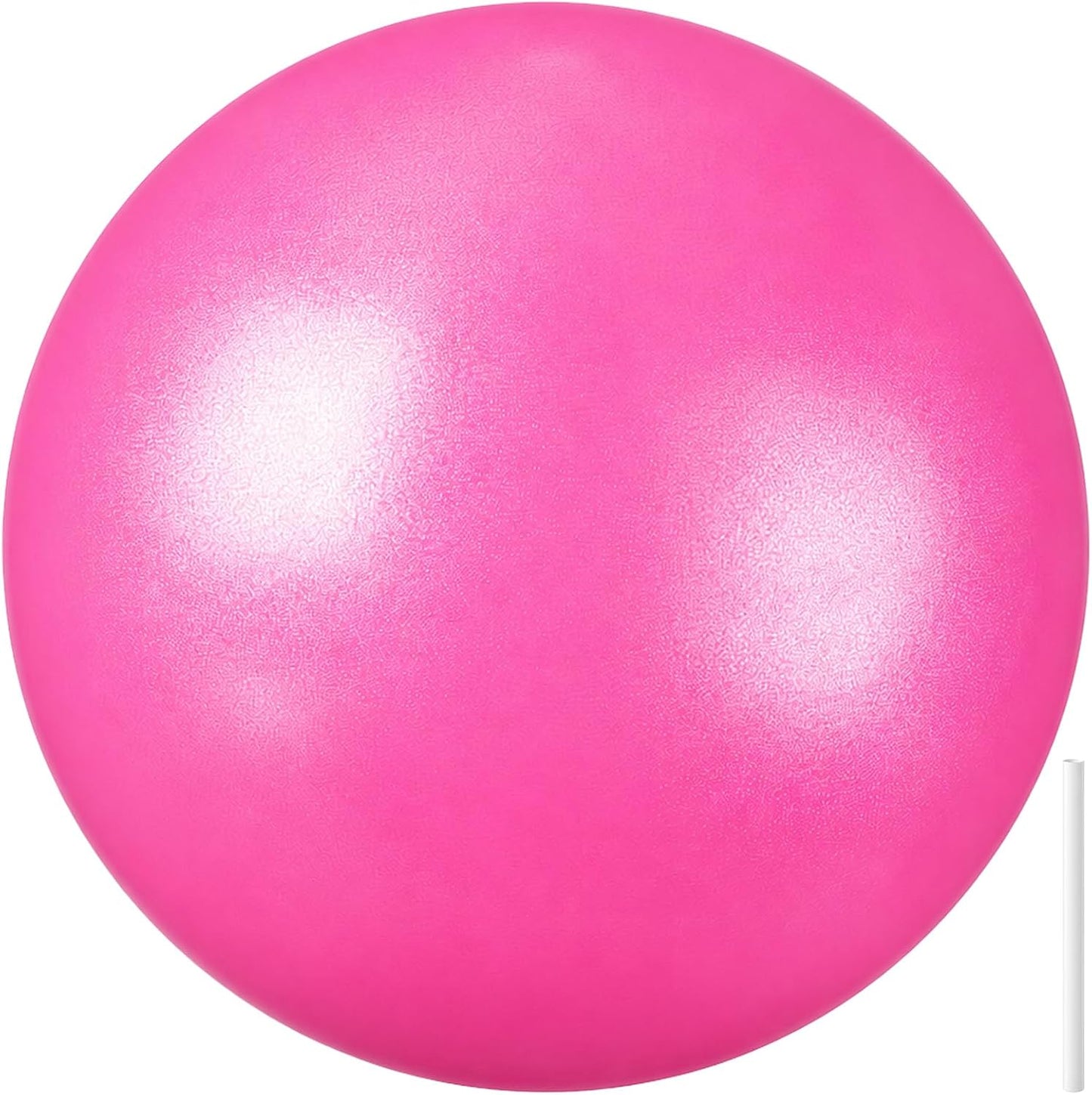1 pcs Small Exercise Ball Mini Pilates Ball 9 Inch Anti Burst Yoga Ball for Stability, Workout, Barre, Core Strength, Physical Therapy, Balance, Stretching at Home Gym Class