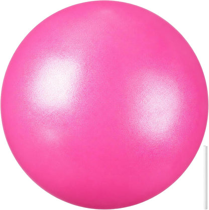 1 pcs Small Exercise Ball Mini Pilates Ball 9 Inch Anti Burst Yoga Ball for Stability, Workout, Barre, Core Strength, Physical Therapy, Balance, Stretching at Home Gym Class