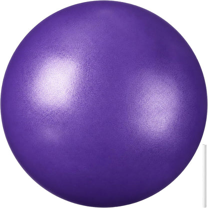 1 pcs Small Exercise Ball Mini Pilates Ball 9 Inch Anti Burst Yoga Ball for Stability, Workout, Barre, Core Strength, Physical Therapy, Balance, Stretching at Home Gym Class