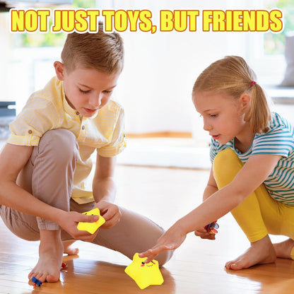 Squishy Star Stress Balls for Adults and Kids, Star Squishy Fidget Toys, Cute Stress Relief Sensory Toys for Autism ADHD Anxiety, Soft Dough Squeeze Ball, Party Favors Birthday for Girls Boys (Yellow)