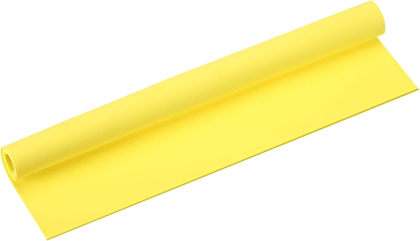 Foam Sheets Crafts 19x19 Inch 2mm EVA Craft Foam Paper Foam Sheets for Crafts Projects DIY Cosplay Modeling, Lemon Yellow
