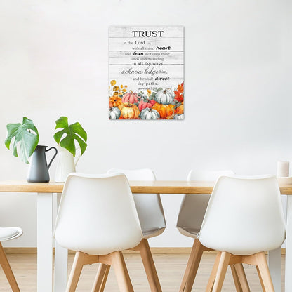 Farmhouse Yellow Floral Wall Art for Living Room, Country Wildflower and Leaf on Rustic Wood Canvas Wall Art Nature Botanical Flower Pictures for Bedroom Bathroom Wall Decor,16L X 12W inches