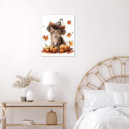 Farmhouse Yellow Floral Wall Art for Living Room, Country Wildflower and Leaf on Rustic Wood Canvas Wall Art Nature Botanical Flower Pictures for Bedroom Bathroom Wall Decor,16L X 12W inches