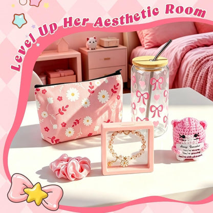 Sunshine Gifts for Women, Birthday Gift for Teen Girls, Teen Girl Gifts Trendy Stuff, Teenage Girl Gift Baskets, Cheer Up Set Feel Better Box for Women, Sister, Daughter, Her, Best Friend (Yellow)