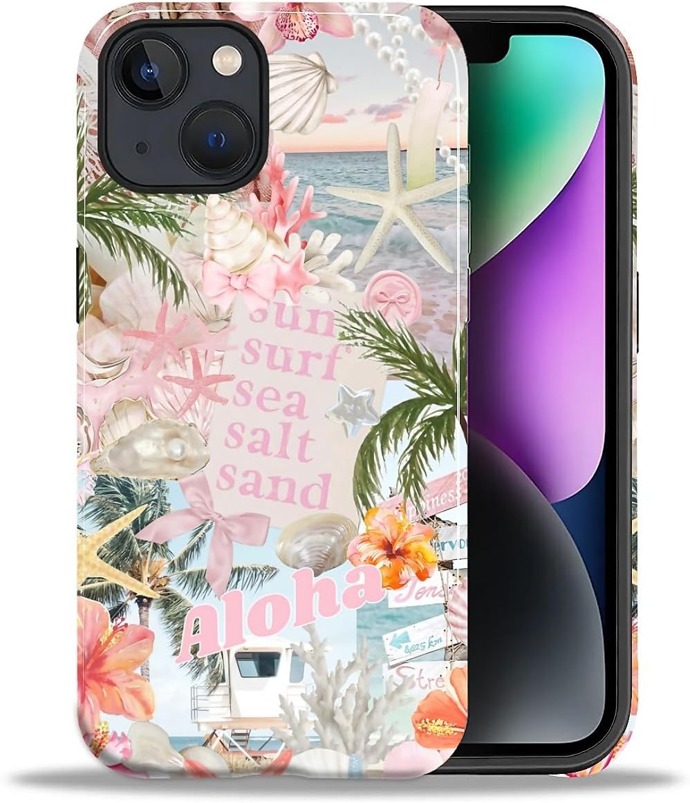 Case Designed for iPhone 17, Hybrid 2-Layer Case, Military-Grade Protection Durable Shockproof Anti-Scratch Phone Case, Lemon Summer Collage