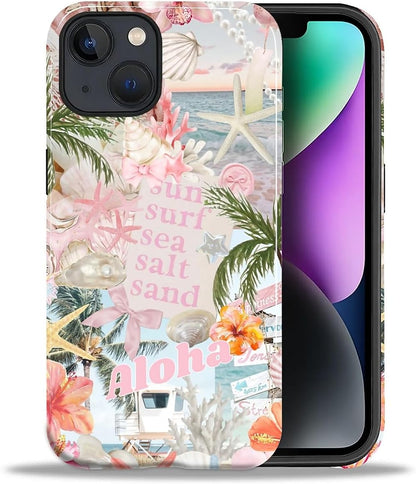 Case Designed for iPhone 17, Hybrid 2-Layer Case, Military-Grade Protection Durable Shockproof Anti-Scratch Phone Case, Lemon Summer Collage