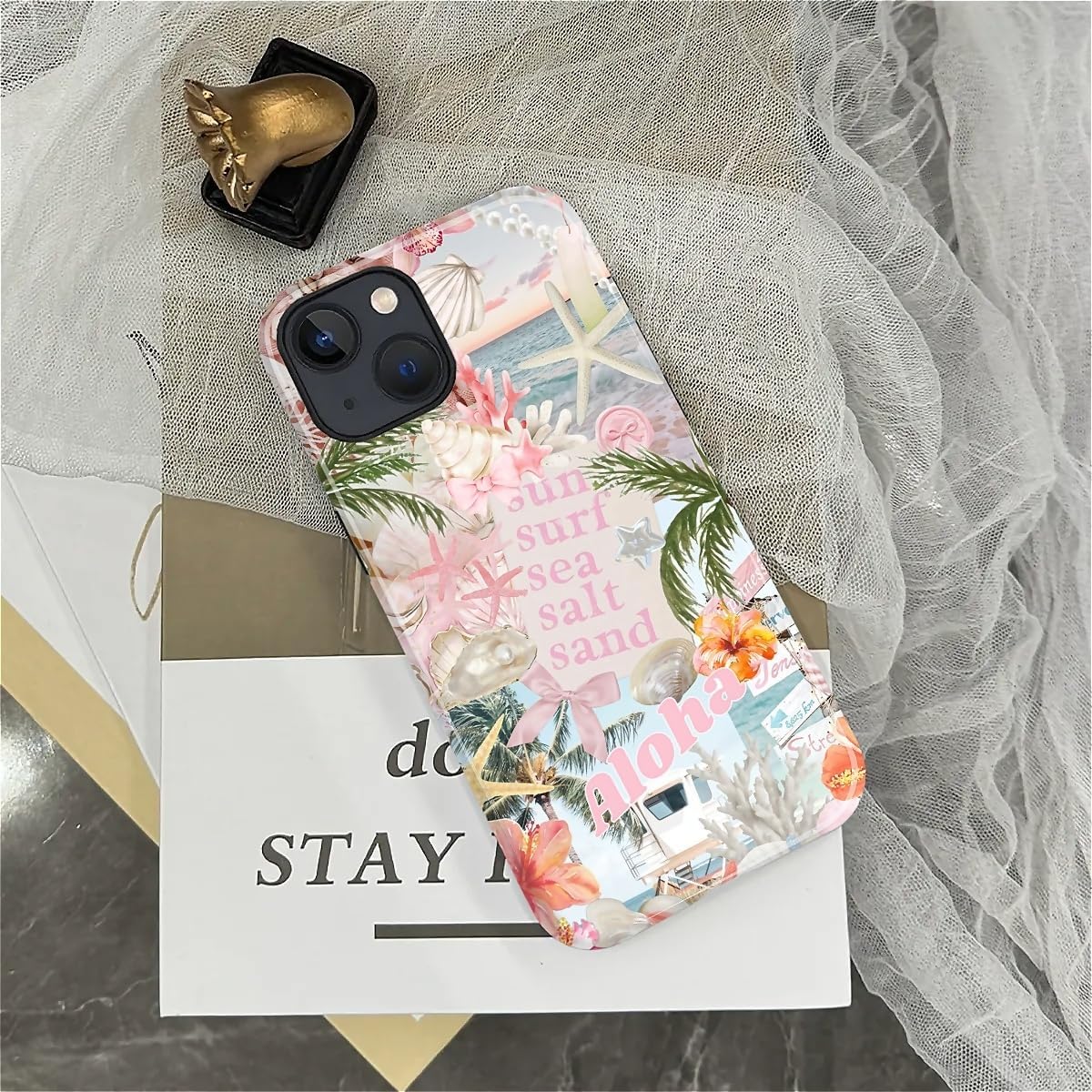 Case Designed for iPhone 17, Hybrid 2-Layer Case, Military-Grade Protection Durable Shockproof Anti-Scratch Phone Case, Lemon Summer Collage