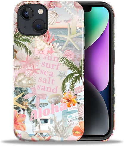 Case Designed for iPhone 17, Hybrid 2-Layer Case, Military-Grade Protection Durable Shockproof Anti-Scratch Phone Case, Lemon Summer Collage