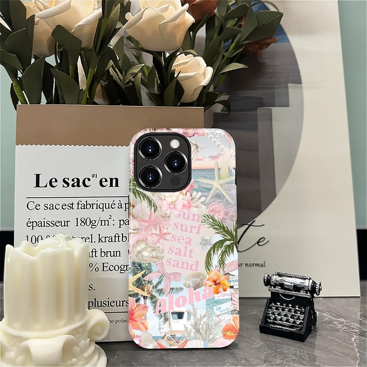 Case Designed for iPhone 17, Hybrid 2-Layer Case, Military-Grade Protection Durable Shockproof Anti-Scratch Phone Case, Lemon Summer Collage