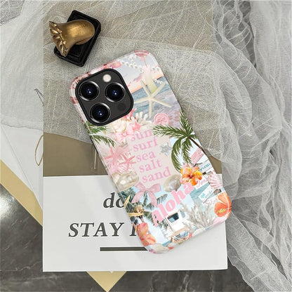 Case Designed for iPhone 17, Hybrid 2-Layer Case, Military-Grade Protection Durable Shockproof Anti-Scratch Phone Case, Lemon Summer Collage