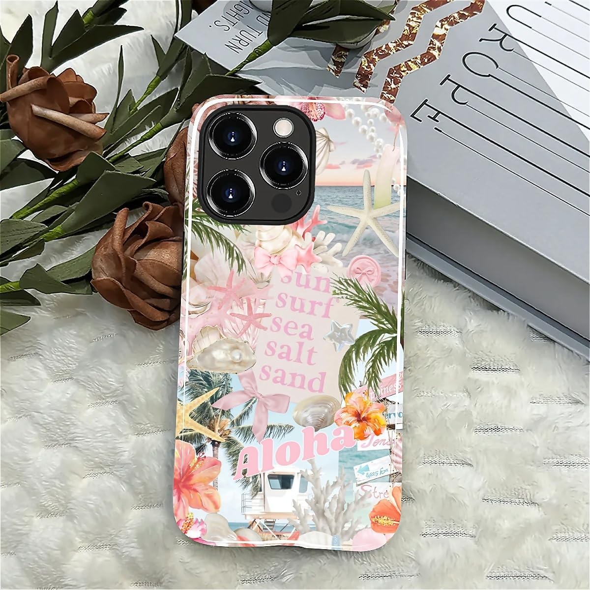 Case Designed for iPhone 17, Hybrid 2-Layer Case, Military-Grade Protection Durable Shockproof Anti-Scratch Phone Case, Lemon Summer Collage