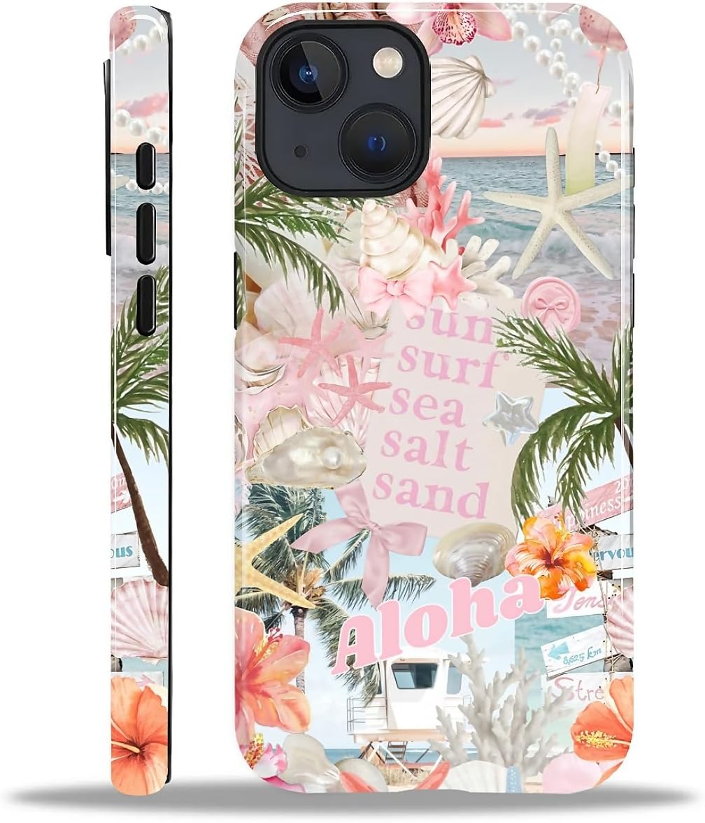 Case Designed for iPhone 17, Hybrid 2-Layer Case, Military-Grade Protection Durable Shockproof Anti-Scratch Phone Case, Lemon Summer Collage