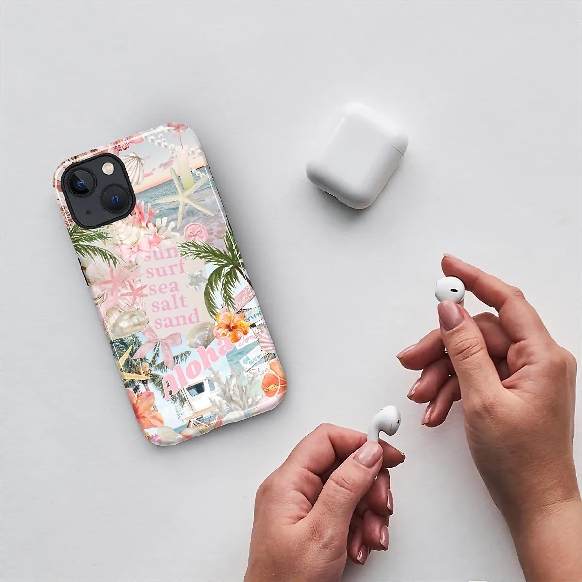 Case Designed for iPhone 17, Hybrid 2-Layer Case, Military-Grade Protection Durable Shockproof Anti-Scratch Phone Case, Lemon Summer Collage