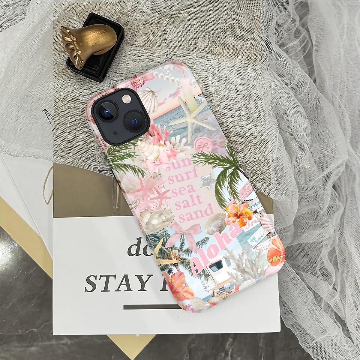 Case Designed for iPhone 17, Hybrid 2-Layer Case, Military-Grade Protection Durable Shockproof Anti-Scratch Phone Case, Lemon Summer Collage
