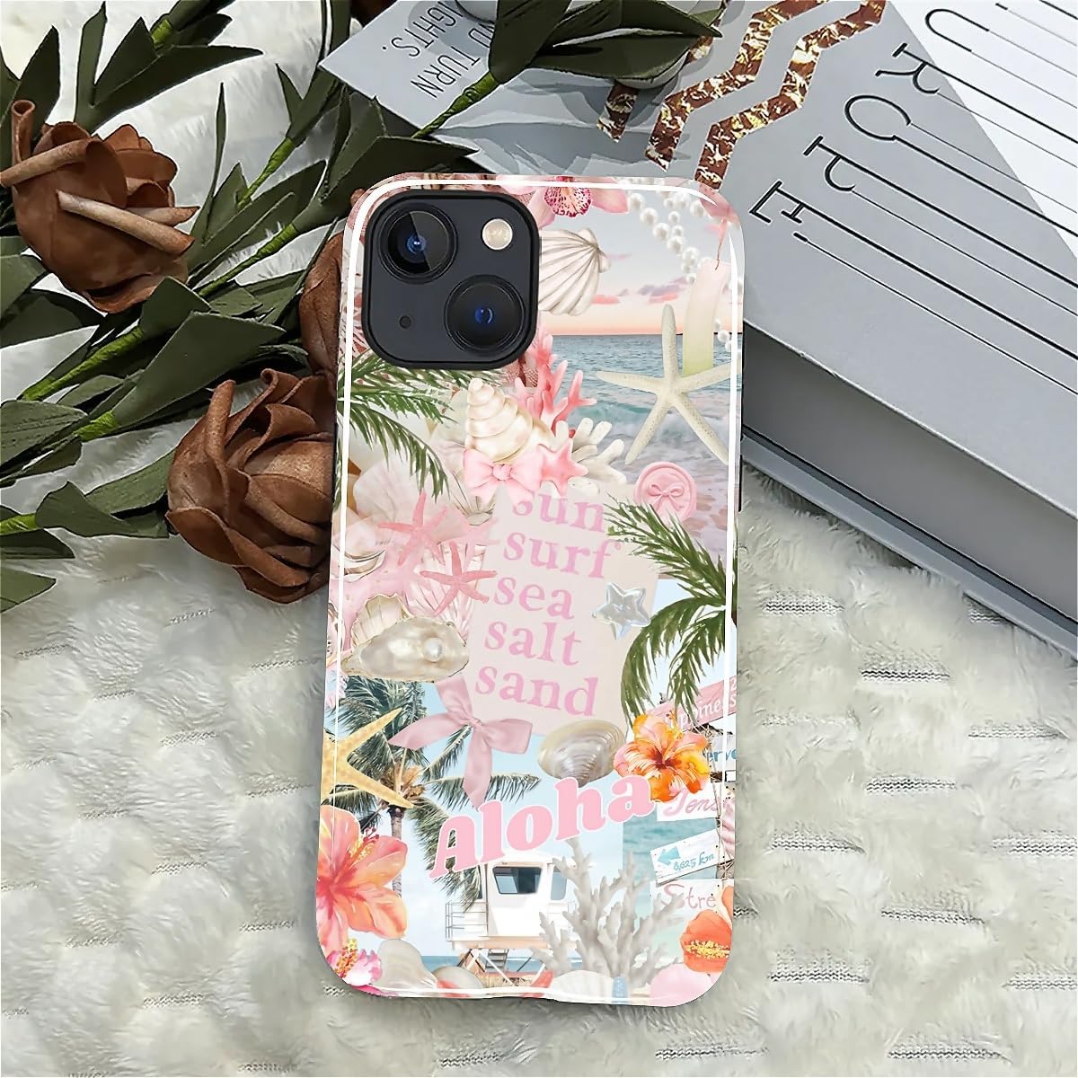 Case Designed for iPhone 17, Hybrid 2-Layer Case, Military-Grade Protection Durable Shockproof Anti-Scratch Phone Case, Lemon Summer Collage