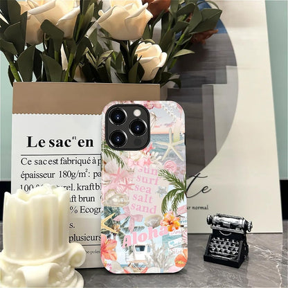 Case Designed for iPhone 17, Hybrid 2-Layer Case, Military-Grade Protection Durable Shockproof Anti-Scratch Phone Case, Lemon Summer Collage