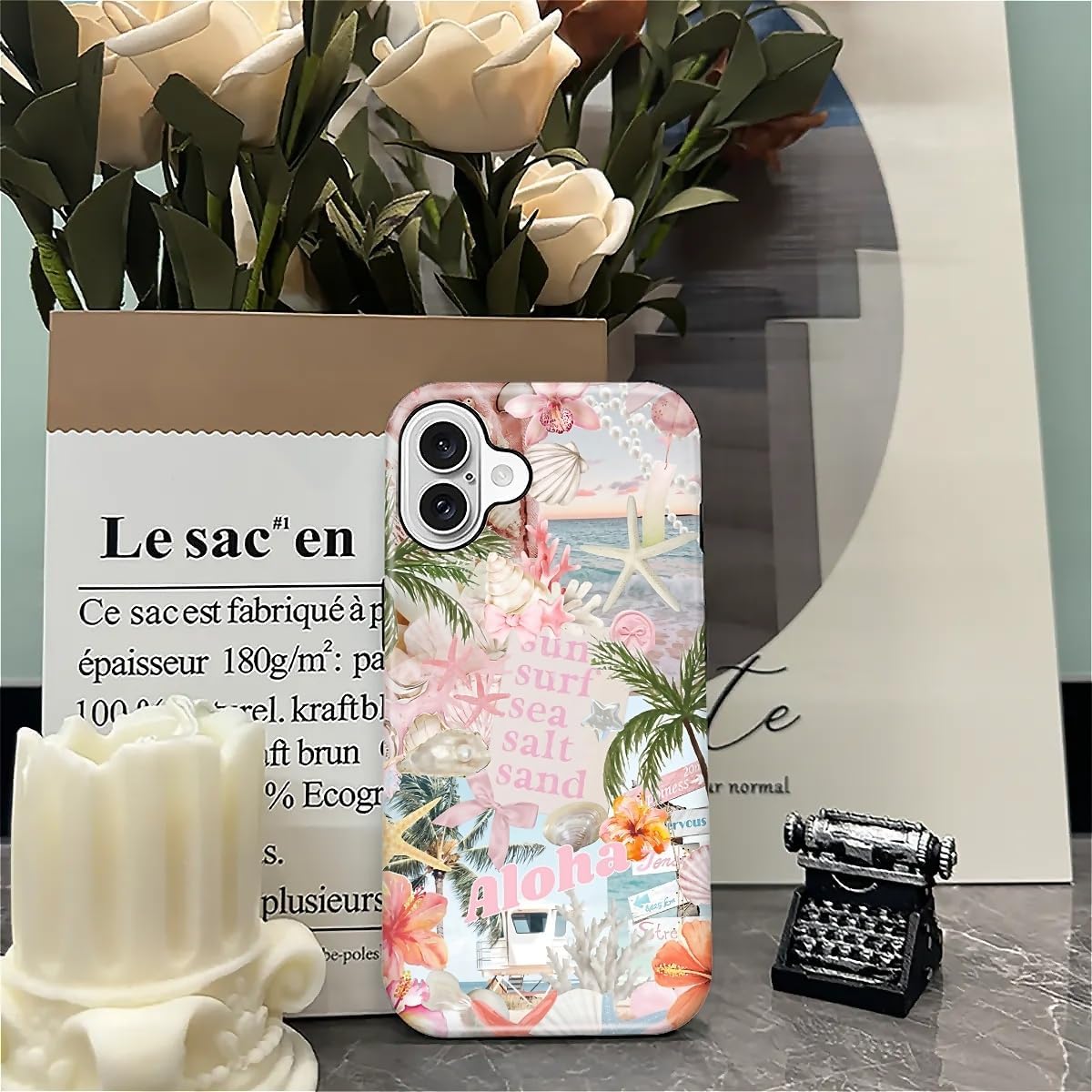 Case Designed for iPhone 17, Hybrid 2-Layer Case, Military-Grade Protection Durable Shockproof Anti-Scratch Phone Case, Lemon Summer Collage