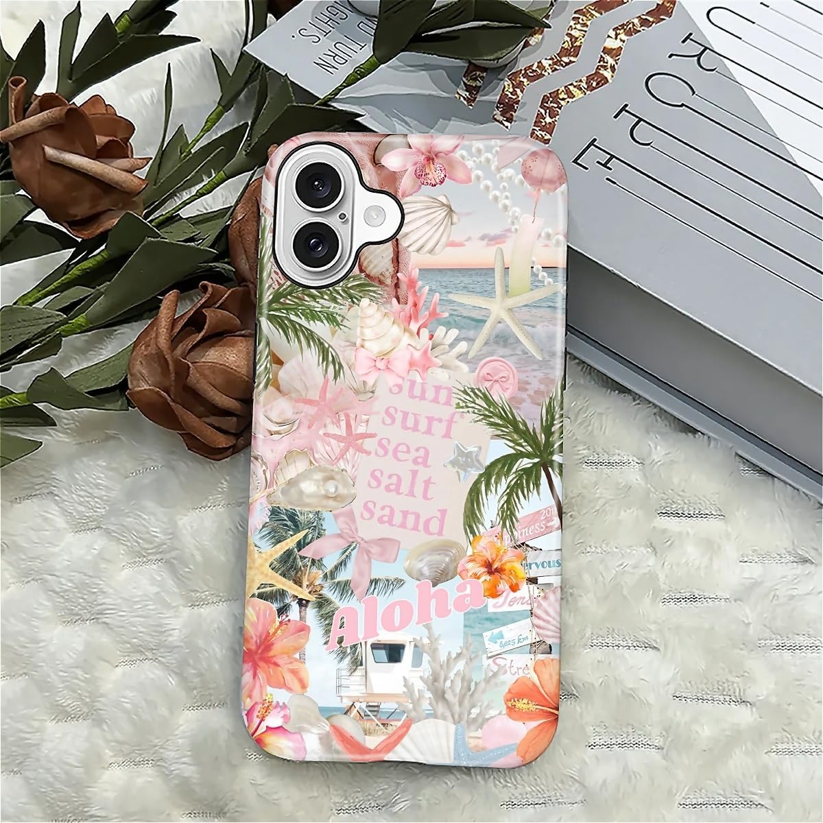 Case Designed for iPhone 17, Hybrid 2-Layer Case, Military-Grade Protection Durable Shockproof Anti-Scratch Phone Case, Lemon Summer Collage
