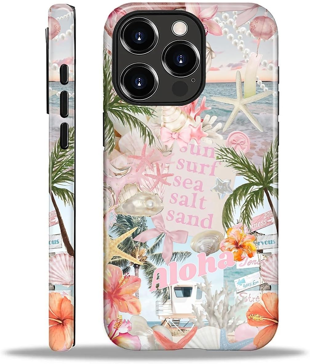 Case Designed for iPhone 17, Hybrid 2-Layer Case, Military-Grade Protection Durable Shockproof Anti-Scratch Phone Case, Lemon Summer Collage