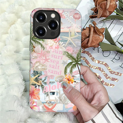 Case Designed for iPhone 17, Hybrid 2-Layer Case, Military-Grade Protection Durable Shockproof Anti-Scratch Phone Case, Lemon Summer Collage