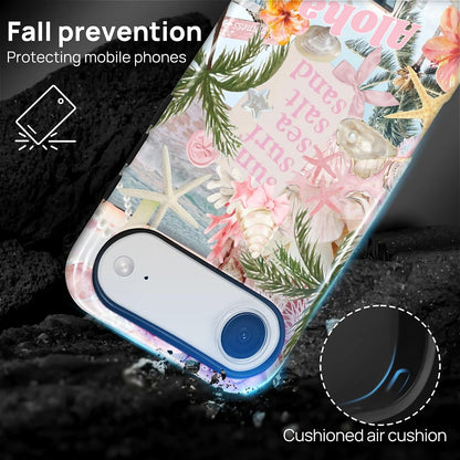 Case Designed for iPhone 17, Hybrid 2-Layer Case, Military-Grade Protection Durable Shockproof Anti-Scratch Phone Case, Lemon Summer Collage