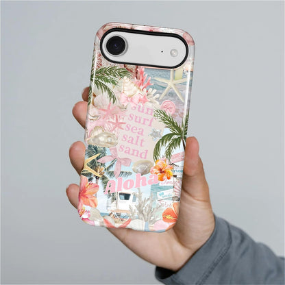 Case Designed for iPhone 17, Hybrid 2-Layer Case, Military-Grade Protection Durable Shockproof Anti-Scratch Phone Case, Lemon Summer Collage