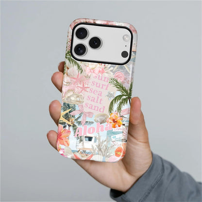 Case Designed for iPhone 17, Hybrid 2-Layer Case, Military-Grade Protection Durable Shockproof Anti-Scratch Phone Case, Lemon Summer Collage