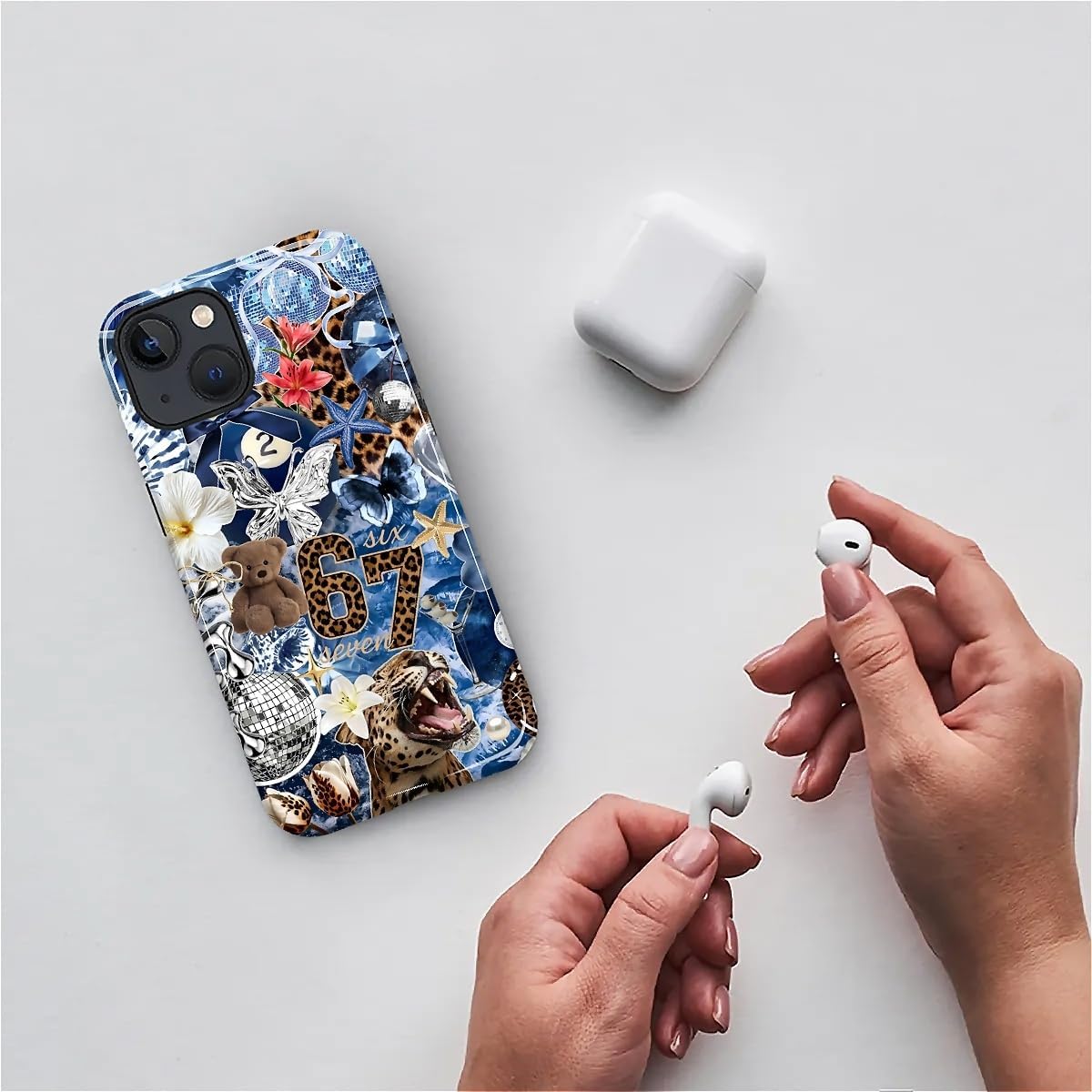 Case Designed for iPhone 17, Hybrid 2-Layer Case, Military-Grade Protection Durable Shockproof Anti-Scratch Phone Case, Lemon Summer Collage