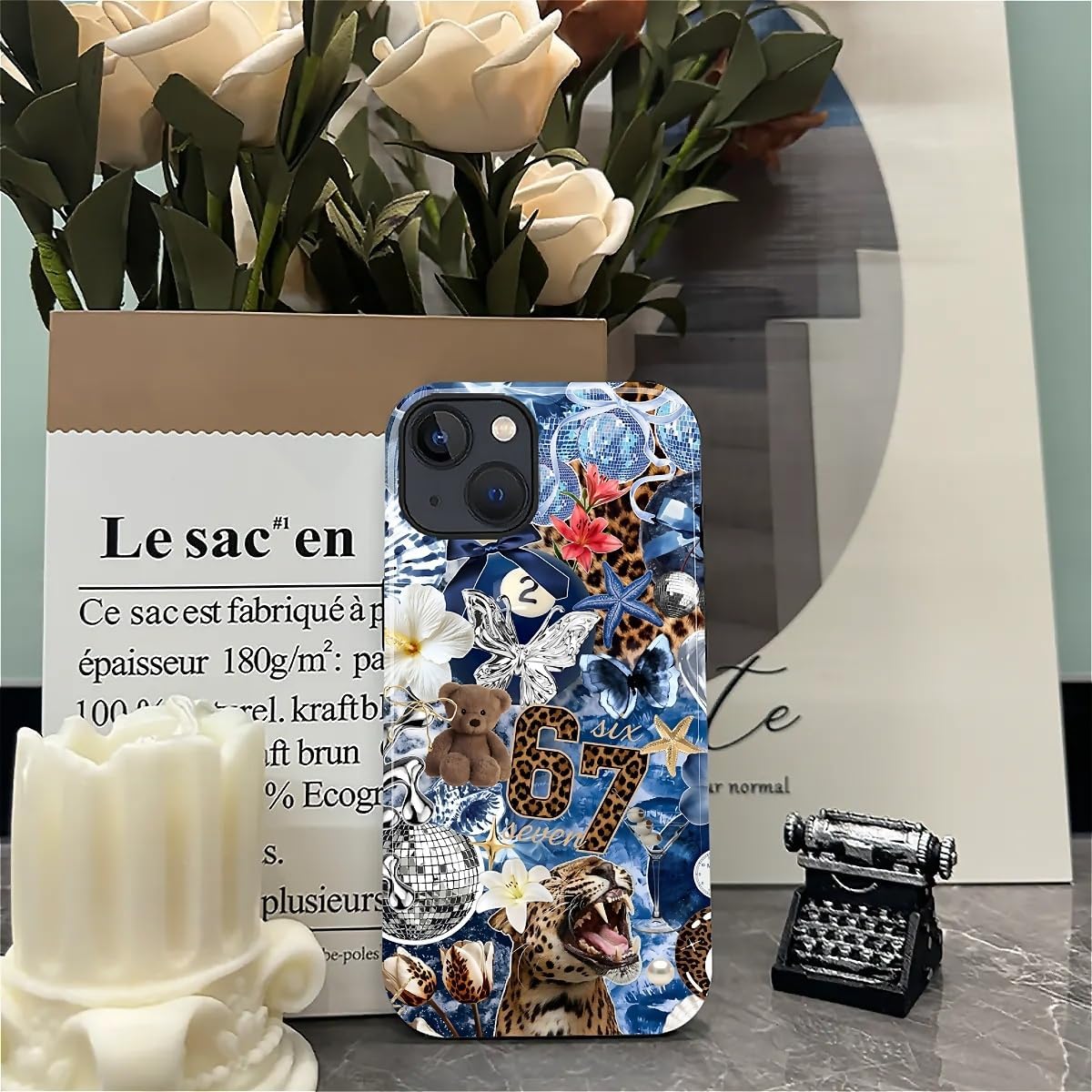 Case Designed for iPhone 17, Hybrid 2-Layer Case, Military-Grade Protection Durable Shockproof Anti-Scratch Phone Case, Lemon Summer Collage