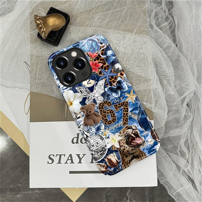 Case Designed for iPhone 17, Hybrid 2-Layer Case, Military-Grade Protection Durable Shockproof Anti-Scratch Phone Case, Lemon Summer Collage