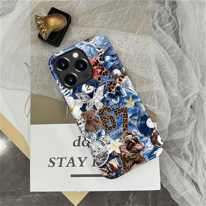Case Designed for iPhone 17, Hybrid 2-Layer Case, Military-Grade Protection Durable Shockproof Anti-Scratch Phone Case, Lemon Summer Collage