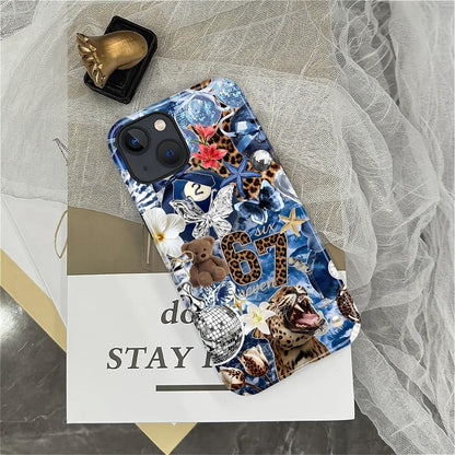 Case Designed for iPhone 17, Hybrid 2-Layer Case, Military-Grade Protection Durable Shockproof Anti-Scratch Phone Case, Lemon Summer Collage