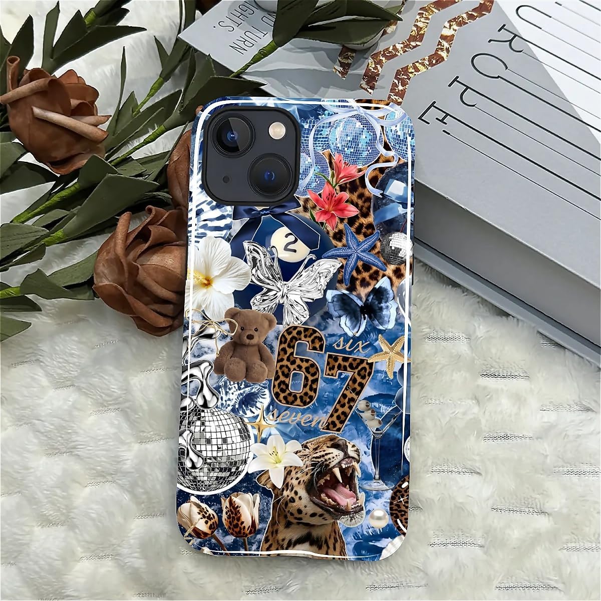 Case Designed for iPhone 17, Hybrid 2-Layer Case, Military-Grade Protection Durable Shockproof Anti-Scratch Phone Case, Lemon Summer Collage