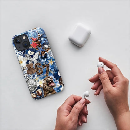 Case Designed for iPhone 17, Hybrid 2-Layer Case, Military-Grade Protection Durable Shockproof Anti-Scratch Phone Case, Lemon Summer Collage
