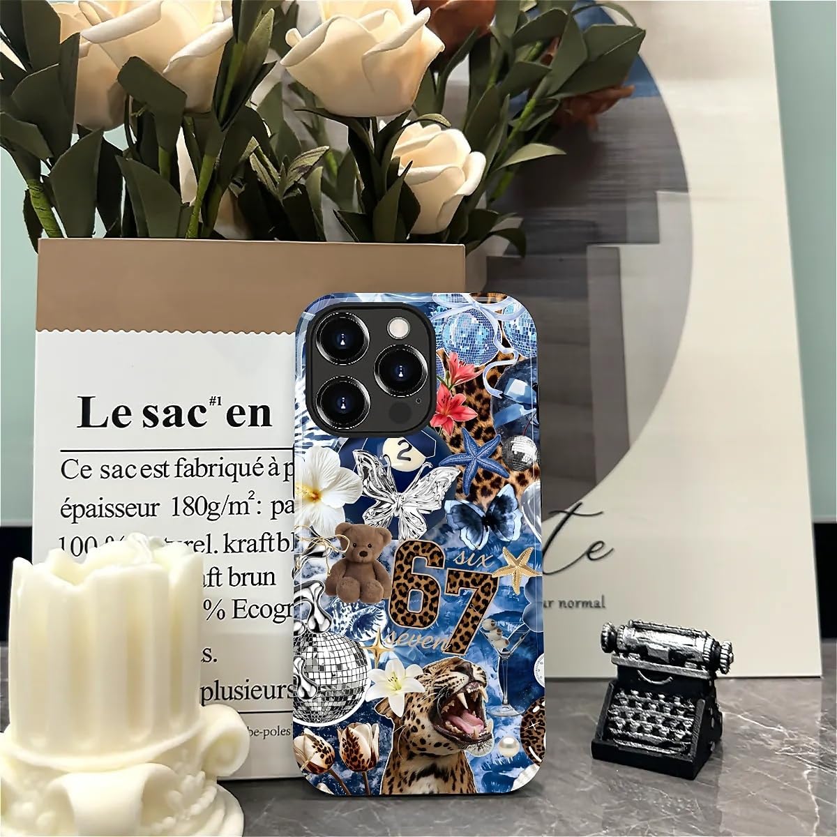 Case Designed for iPhone 17, Hybrid 2-Layer Case, Military-Grade Protection Durable Shockproof Anti-Scratch Phone Case, Lemon Summer Collage