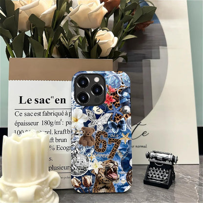 Case Designed for iPhone 17, Hybrid 2-Layer Case, Military-Grade Protection Durable Shockproof Anti-Scratch Phone Case, Lemon Summer Collage