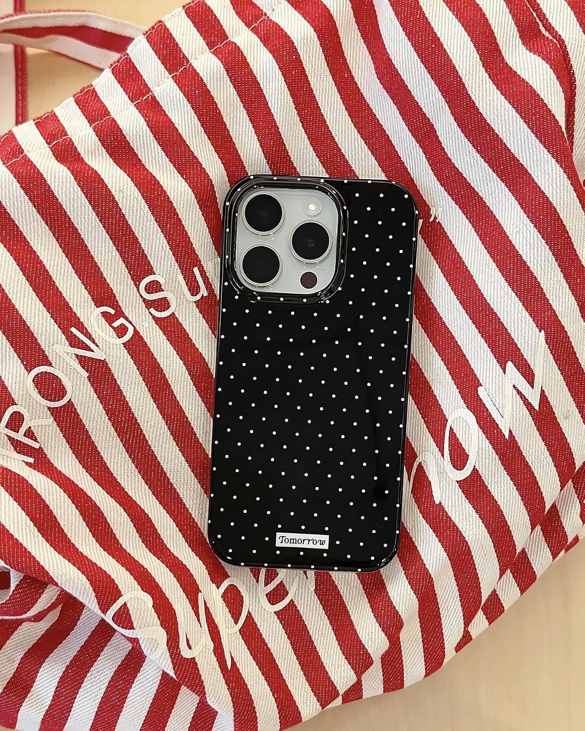 Compatible with iPhone 13/iPhone 14 Case with Cute Fashion Polka Dot Aesthetics Design Simple Cases for Soft TPU Slim Protection Cover-Lemon-Yellow
