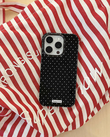 Compatible with iPhone 13/iPhone 14 Case with Cute Fashion Polka Dot Aesthetics Design Simple Cases for Soft TPU Slim Protection Cover-Lemon-Yellow