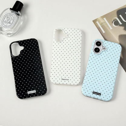 Compatible with iPhone 13/iPhone 14 Case with Cute Fashion Polka Dot Aesthetics Design Simple Cases for Soft TPU Slim Protection Cover-Lemon-Yellow