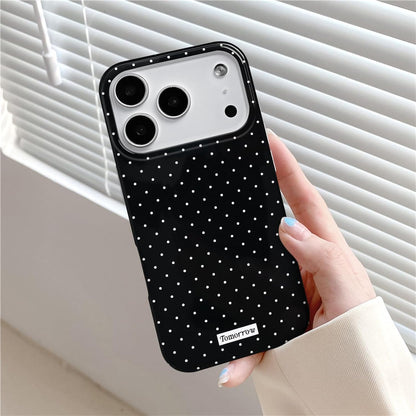 Compatible with iPhone 13/iPhone 14 Case with Cute Fashion Polka Dot Aesthetics Design Simple Cases for Soft TPU Slim Protection Cover-Lemon-Yellow