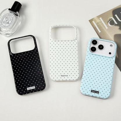 Compatible with iPhone 13/iPhone 14 Case with Cute Fashion Polka Dot Aesthetics Design Simple Cases for Soft TPU Slim Protection Cover-Lemon-Yellow
