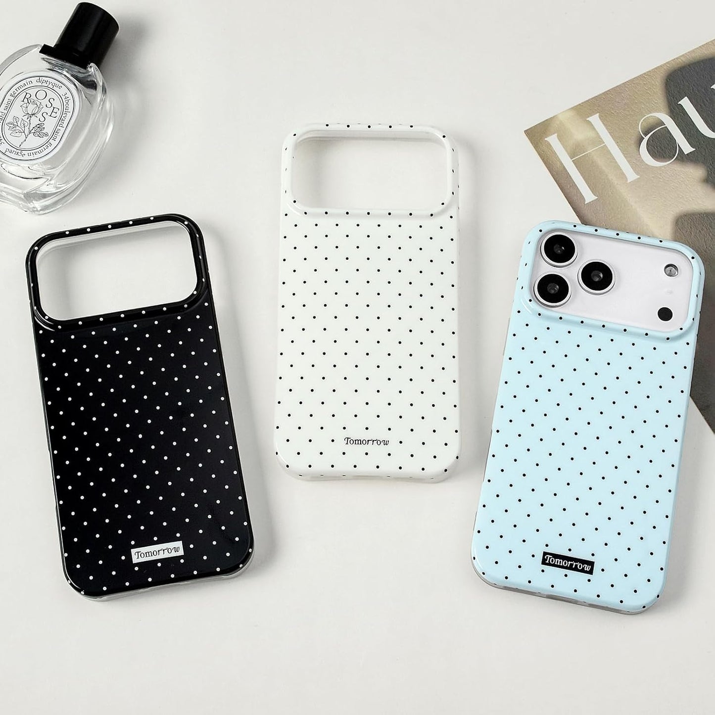 Compatible with iPhone 13/iPhone 14 Case with Cute Fashion Polka Dot Aesthetics Design Simple Cases for Soft TPU Slim Protection Cover-Lemon-Yellow