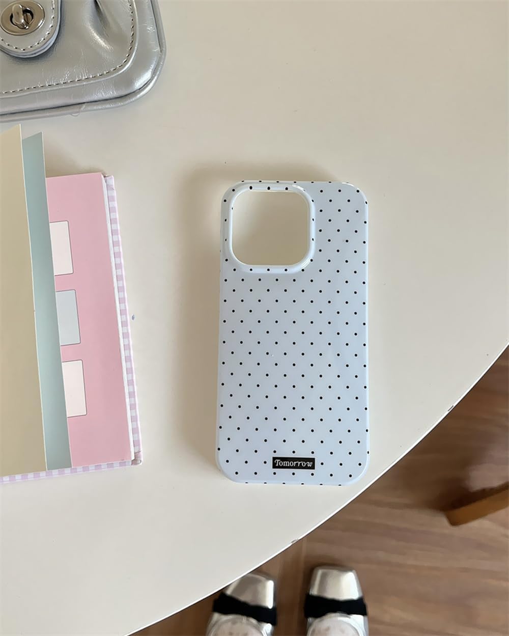 Compatible with iPhone 13/iPhone 14 Case with Cute Fashion Polka Dot Aesthetics Design Simple Cases for Soft TPU Slim Protection Cover-Lemon-Yellow