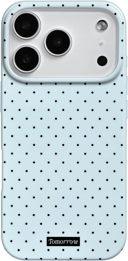 Compatible with iPhone 13/iPhone 14 Case with Cute Fashion Polka Dot Aesthetics Design Simple Cases for Soft TPU Slim Protection Cover-Lemon-Yellow