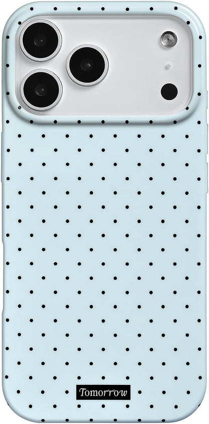 Compatible with iPhone 13/iPhone 14 Case with Cute Fashion Polka Dot Aesthetics Design Simple Cases for Soft TPU Slim Protection Cover-Lemon-Yellow
