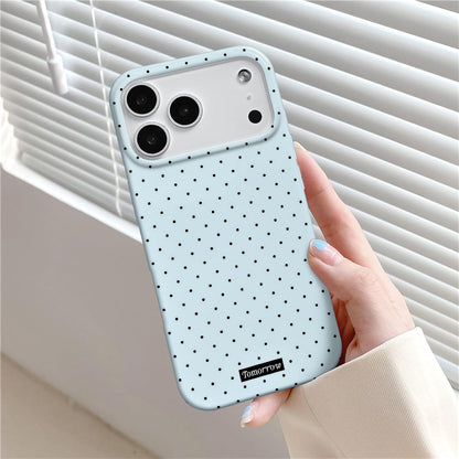 Compatible with iPhone 13/iPhone 14 Case with Cute Fashion Polka Dot Aesthetics Design Simple Cases for Soft TPU Slim Protection Cover-Lemon-Yellow